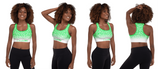 Embrace the GRIND Sport Bra Green