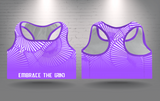 Embrace the GRIND Sport Bra Purple