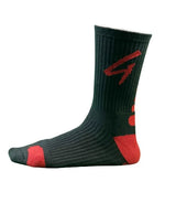Grind Mode Gear Moisture-Wicking Socks (Black/Red)