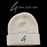Grind Mode Gear Knit-Cuff Beanie (Grey/black)