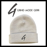 Grind Mode Gear Knit-Cuff Beanie (Grey/black)