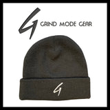 Grind Mode Gear Knit-Cuff Beanie (Black/white)