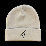 Grind Mode Gear Knit-Cuff Beanie (Grey/black)