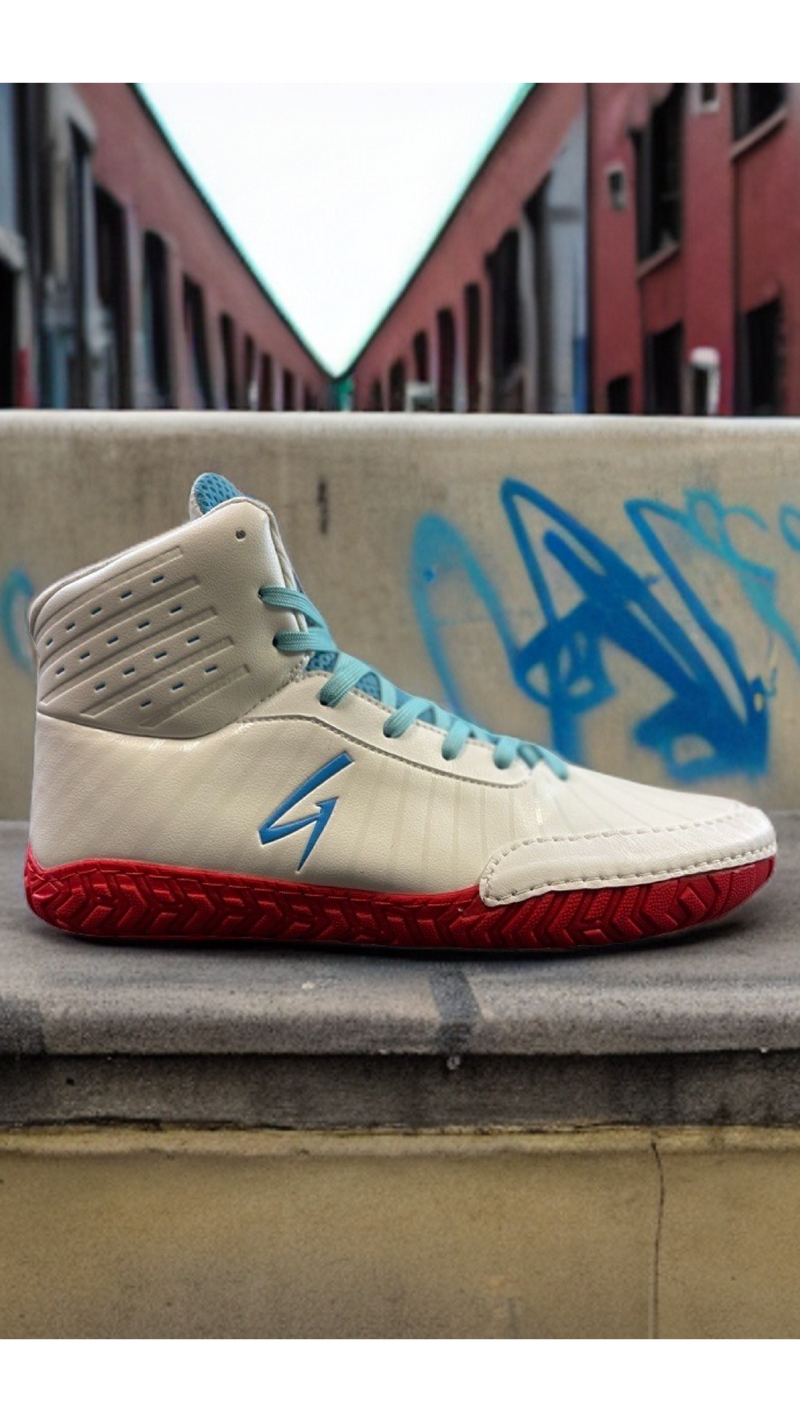 Escape V2 – White/Red/Sky Blue