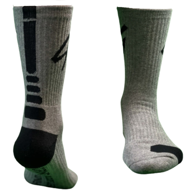 Grind Mode Gear Moisture-Wicking Socks (Grey/Black)