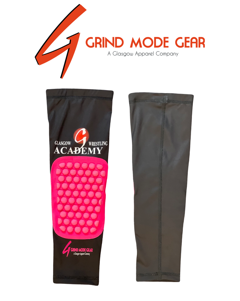 Grind Mode Gear Glasgow Trained Multi Bubble Sleeve Knee Pad (Black/Pink)