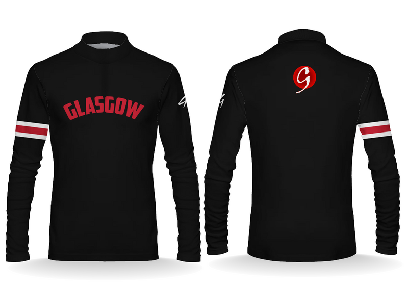 Glasgow Trained Quarter Zip Jackets (Black)