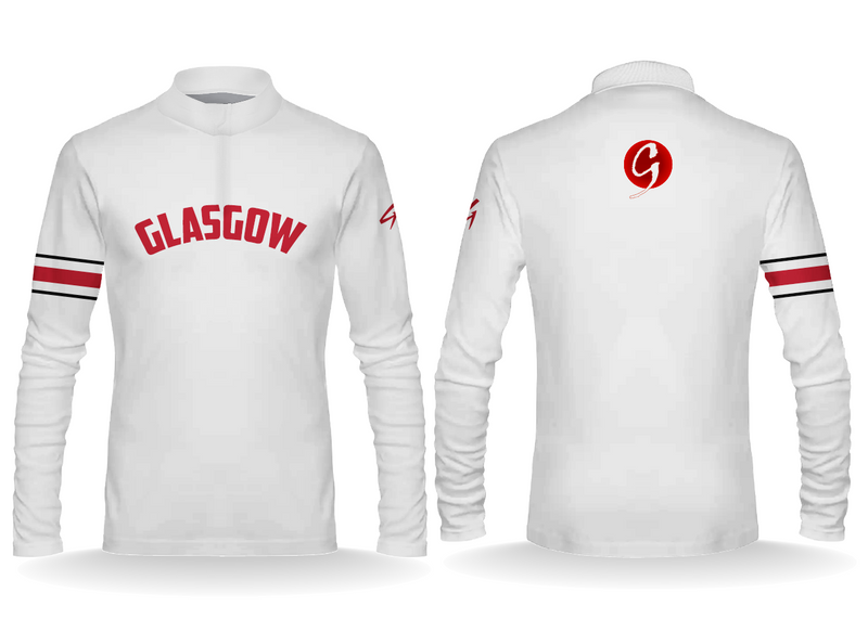 Glasgow Trained Quarter Zip Jackets (White)