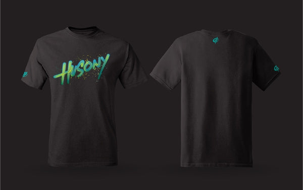 Husony Tee Shirts (Yellow & Logo)